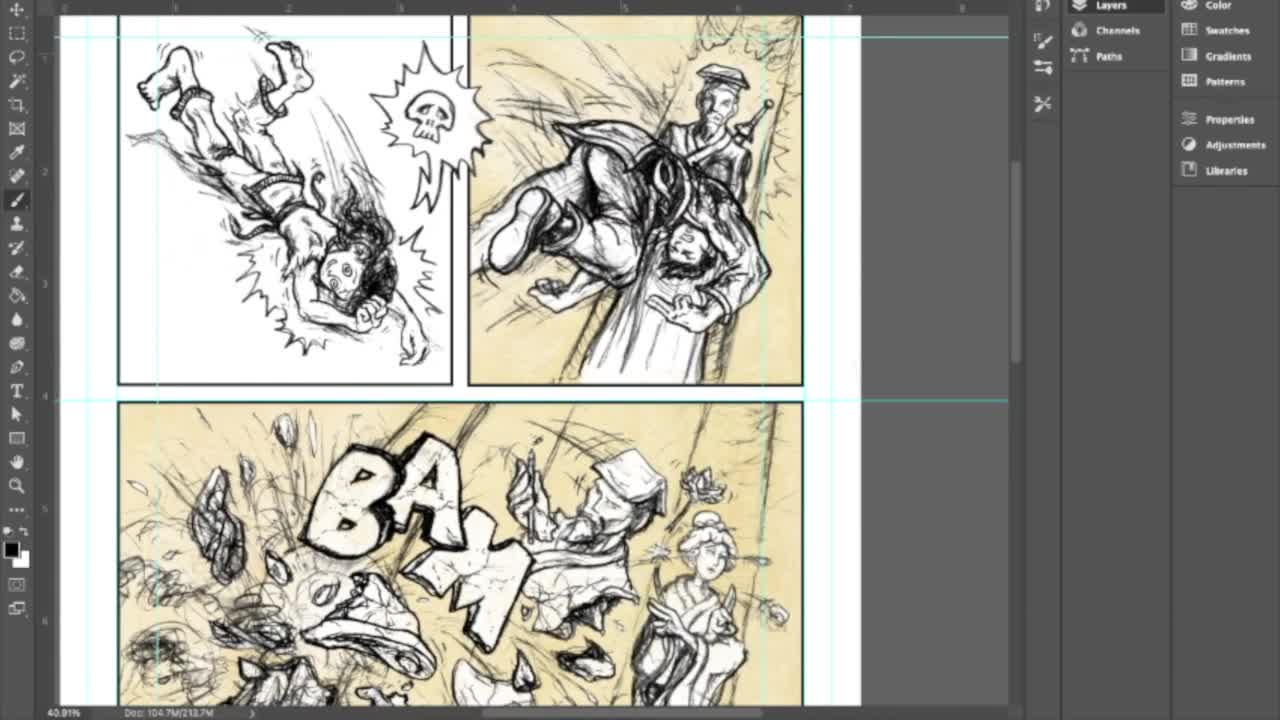 Timelapse: Coloring page 110 in 32 minutes