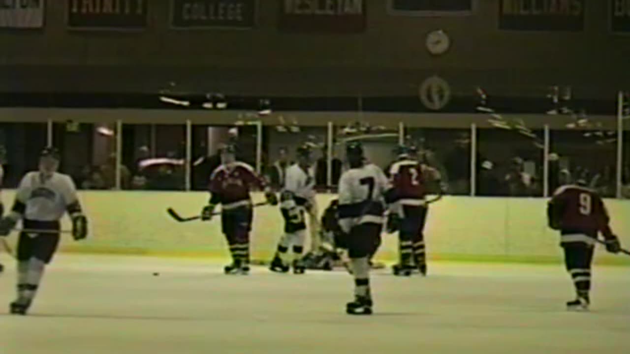 Amherst College Men's Hockey vs. New England College, November 1996