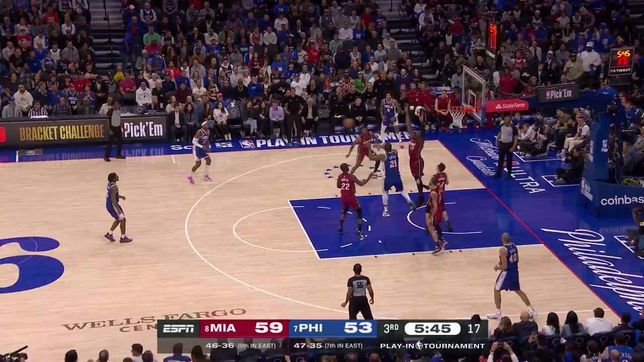 NBA Buddy Hield for 3⃣! 8-0 run for Philly