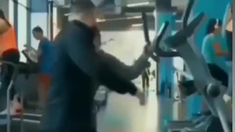 funny gym video