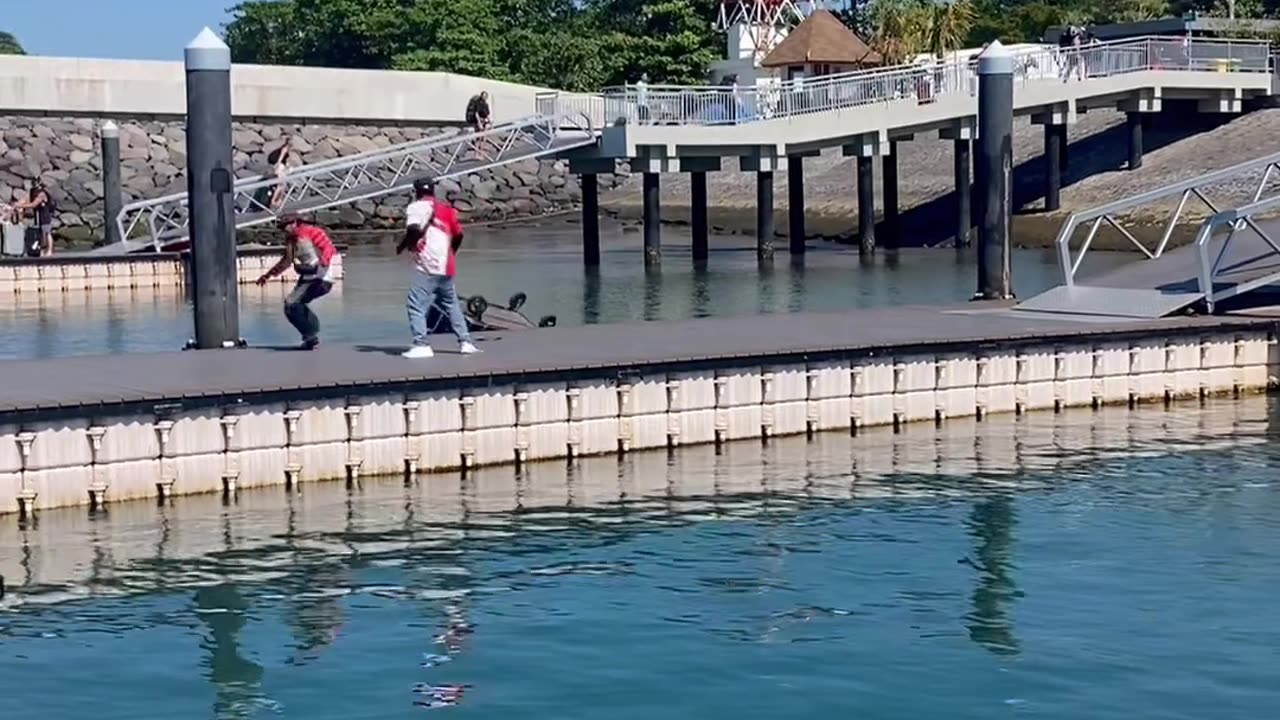 Luggage And Passengers Get Soaked During Bali Crossing