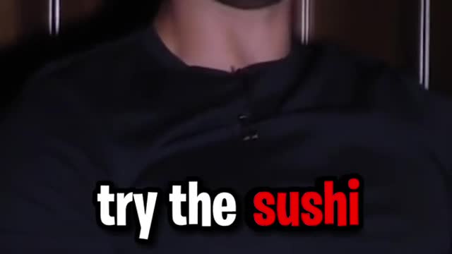 Andrew tate explains why you shouldn’t eat sushi 🍱💭