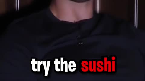 Andrew tate explains why you shouldn’t eat sushi 🍱💭