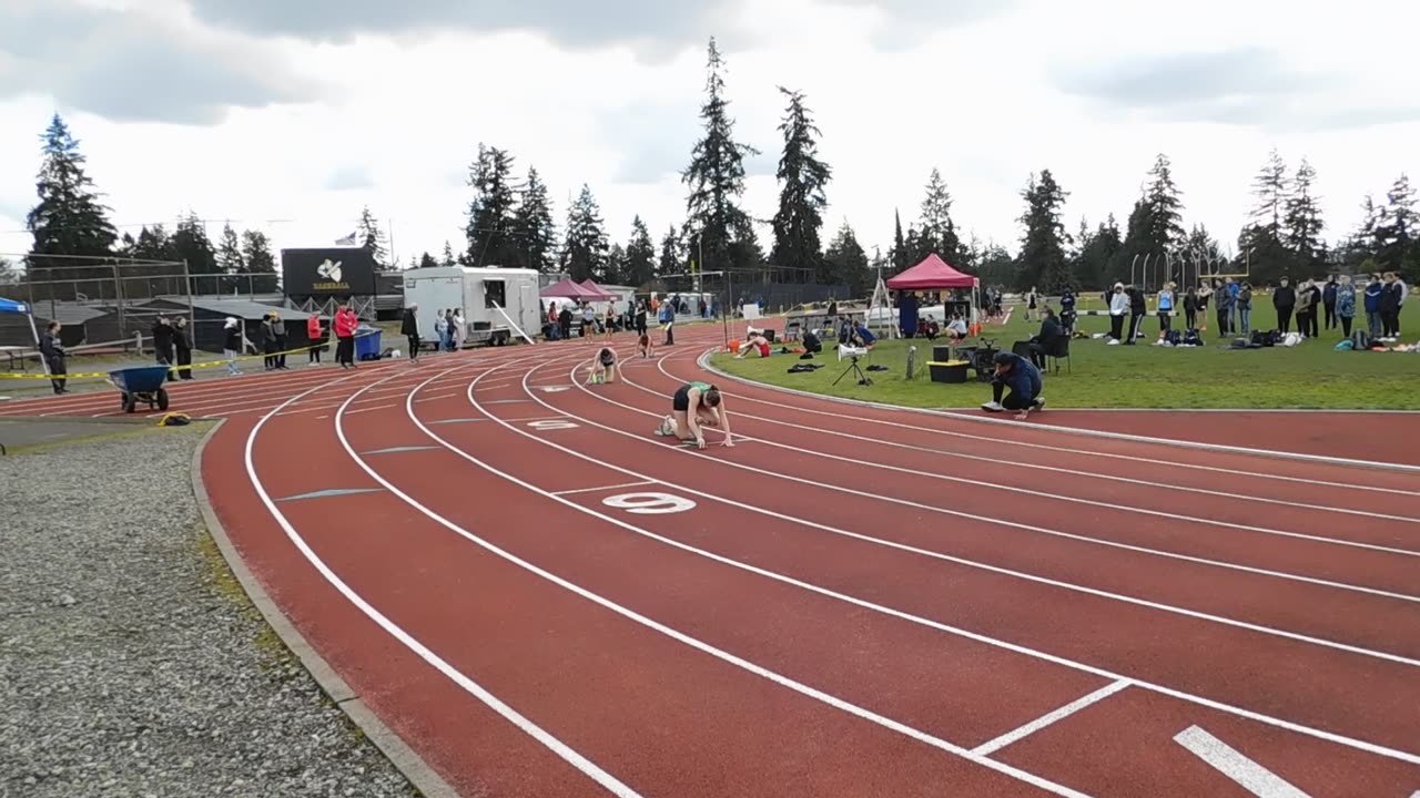 2023 Karlie at PLU Track