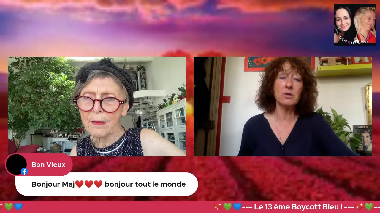 Le Boycott Bleu 23/08 Avec Marie-Line Weber & Ma j