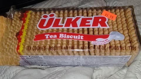 Eating Ülker Tea Biscuits, Dbn, MI, 2/6/24