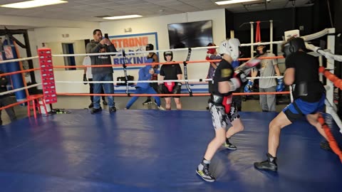 Joey sparring Braelin. 12/30/23