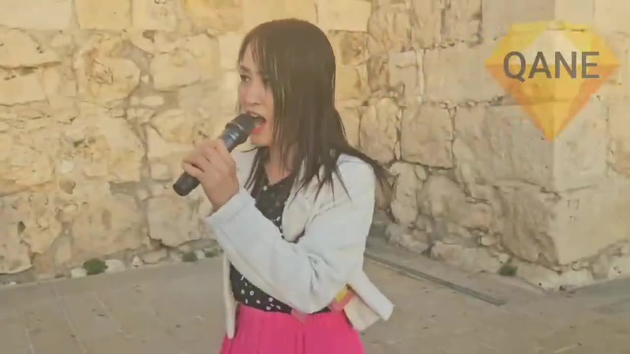 STUPID ZIONIST CHRISTIAN GETS HER WISH OF BLESSINGS BY BEING SLAPPED BY A RABBI