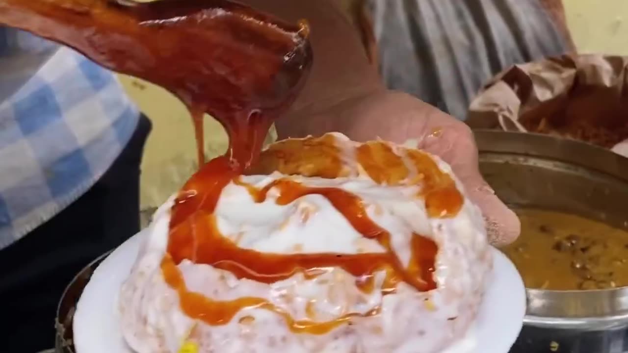 kolkata famous raj kachori chaat I street food