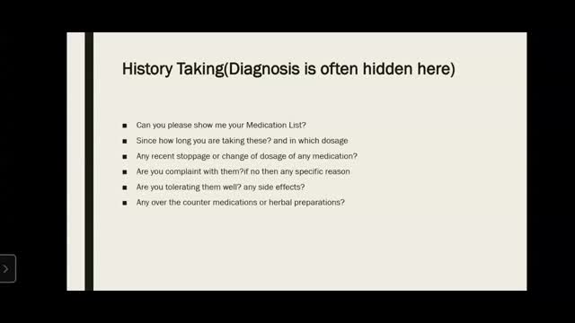 ST2.Highly thorough and Systematic approach towards History Taking Skills