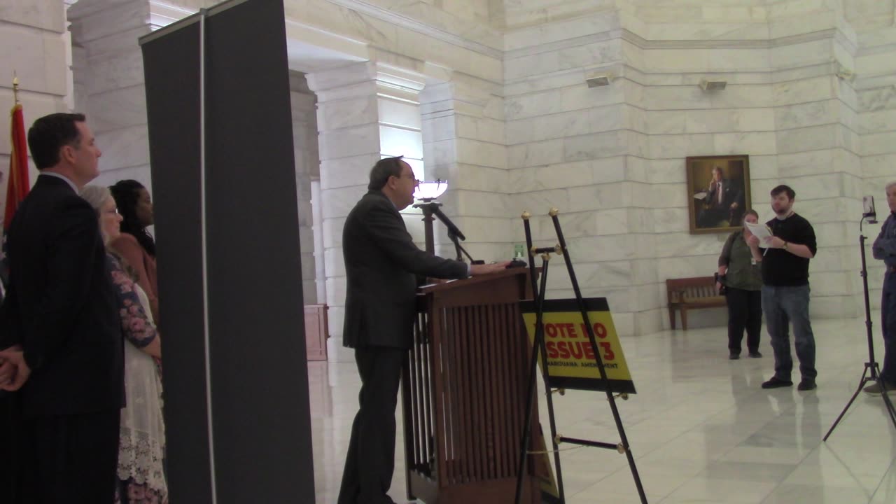 Family Council Action Committee Press Conference opposing Arkansas Issue 3 Marijuana initiative