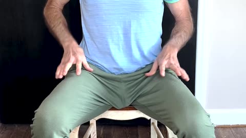 Core Activation (Transverse Abdominis): Rising from Chair