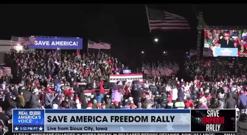 DJT IOWA rally 11-3-2022 We are family so let the people move up