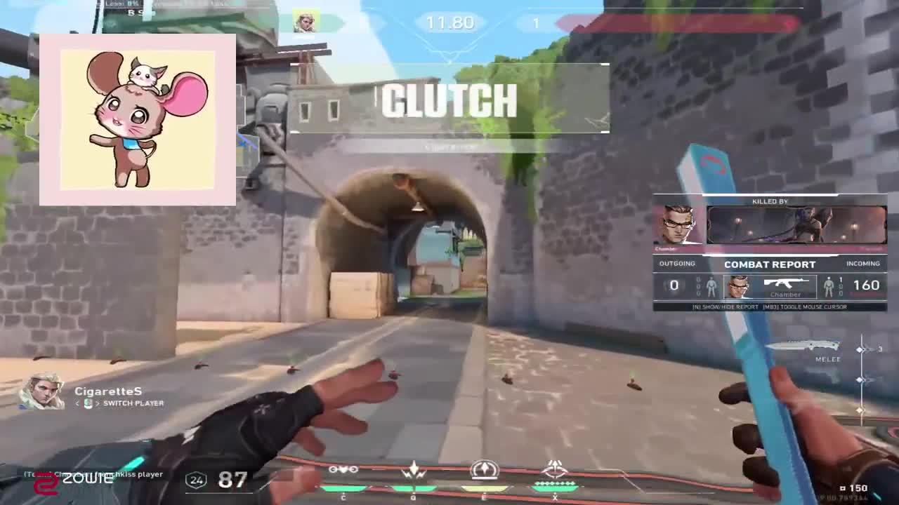 PRX cgrs 1v4 Clutch | Valorant