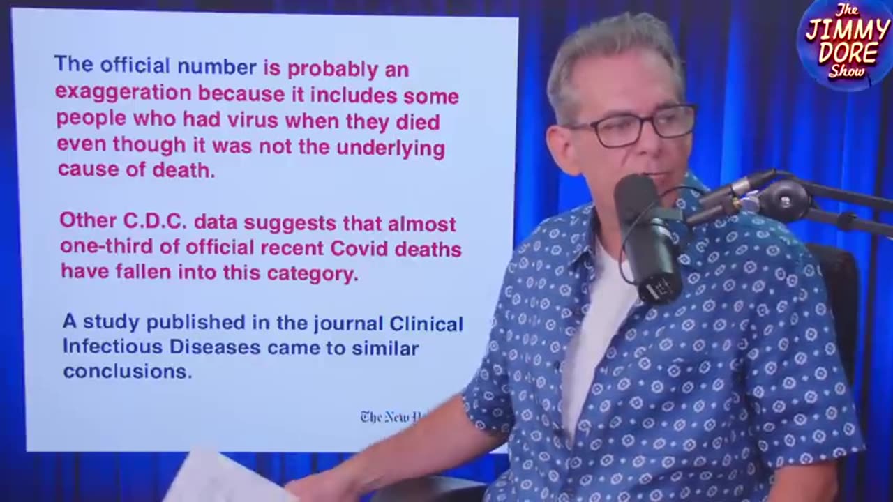 The Jimmy Dore Show - NY Times Admits Covid Deaths Were WAY OVERCOUNTED!