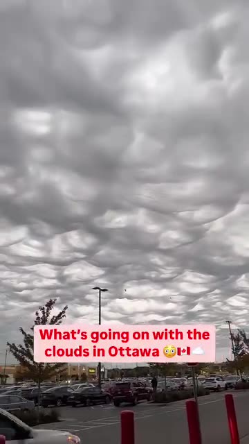 💥️️🔥️️️️️️️️️💥 Weird clouds appearing in an abnormal way across Ottawa & Lanaudière Qc.