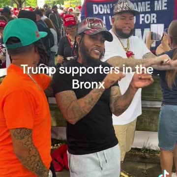 Trump supporters REAR Bronx