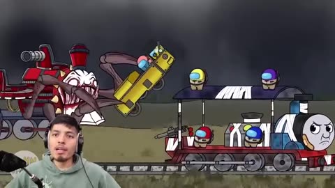 Cursed Thomas The Train.EXE VS Choo Choo Charles - Spider Train Animations