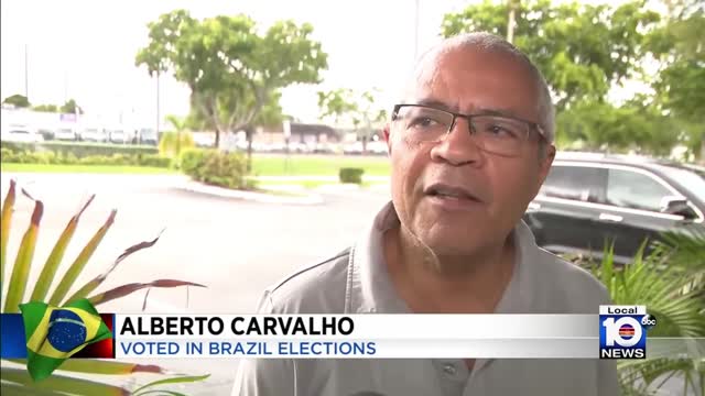 Local Brazilians keeping close eye on country's historic election