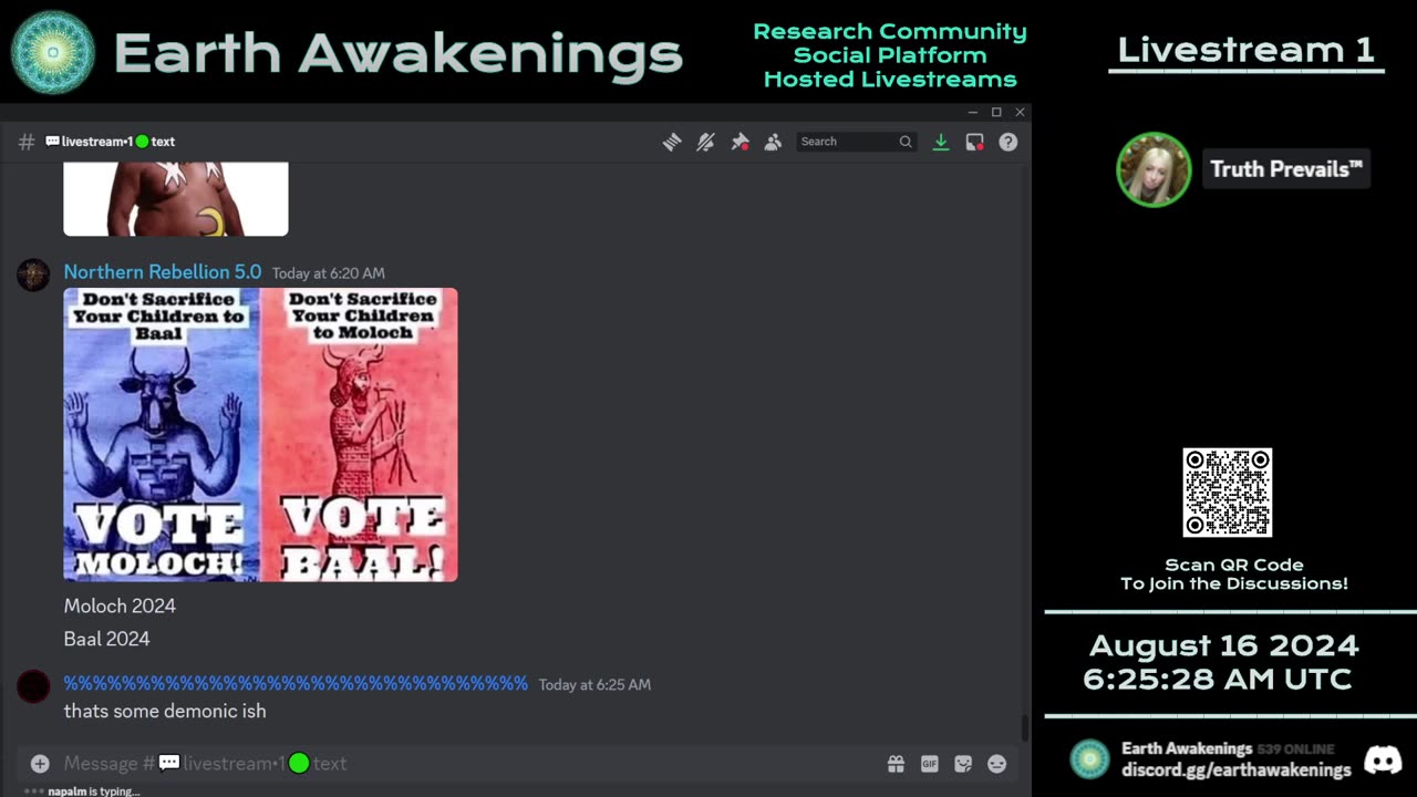 Earth Awakenings - Livestream 1 - #1805