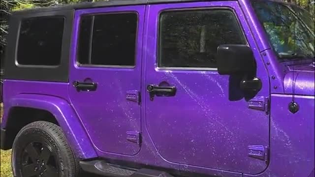 Hendrix Purple with some Crazy Ex splatter #drpigment #raail #jeep #jeeplife #peelablepaint