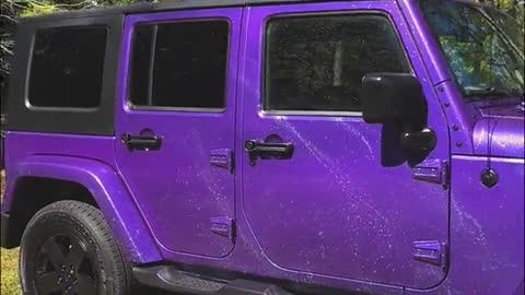 Hendrix Purple with some Crazy Ex splatter #drpigment #raail #jeep #jeeplife #peelablepaint