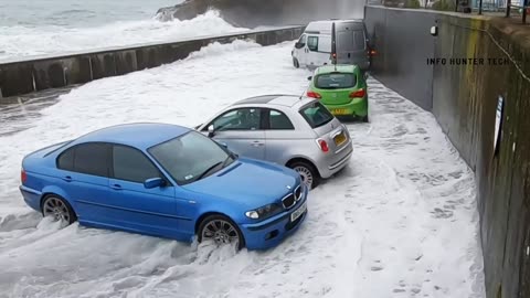 Freak August Summer Storm Hits Ilfracombe Devon 🌨