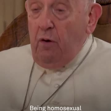 Quando Bergoglio disse nell'intervista di gennaio 2023 "Essere omosessuali non è un crimine","'Sì, ma è un peccato'.È anche un peccato mancare di carità gli uni con gli altri,quindi che dire di questo."