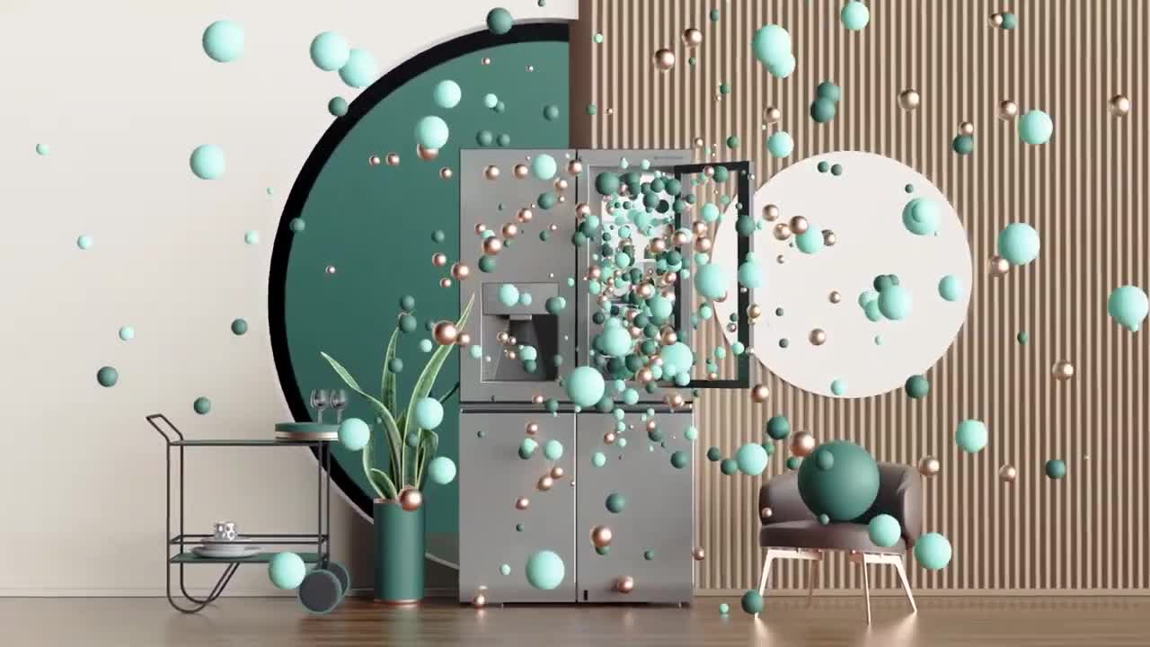 LG SIGNATURE Refrigerator - Just knock to light it up (Collaboration with Peter Tarka)