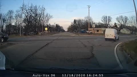 asshole runs stopsign rockford old river road and 173