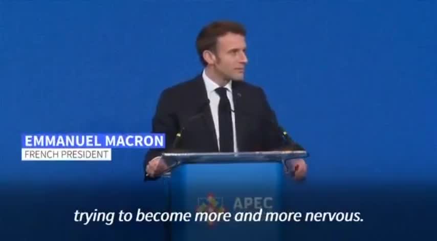 CONSPIRACY NO MORE! Emanuel Macron at APEC Summit: “We Need a Single World Order”