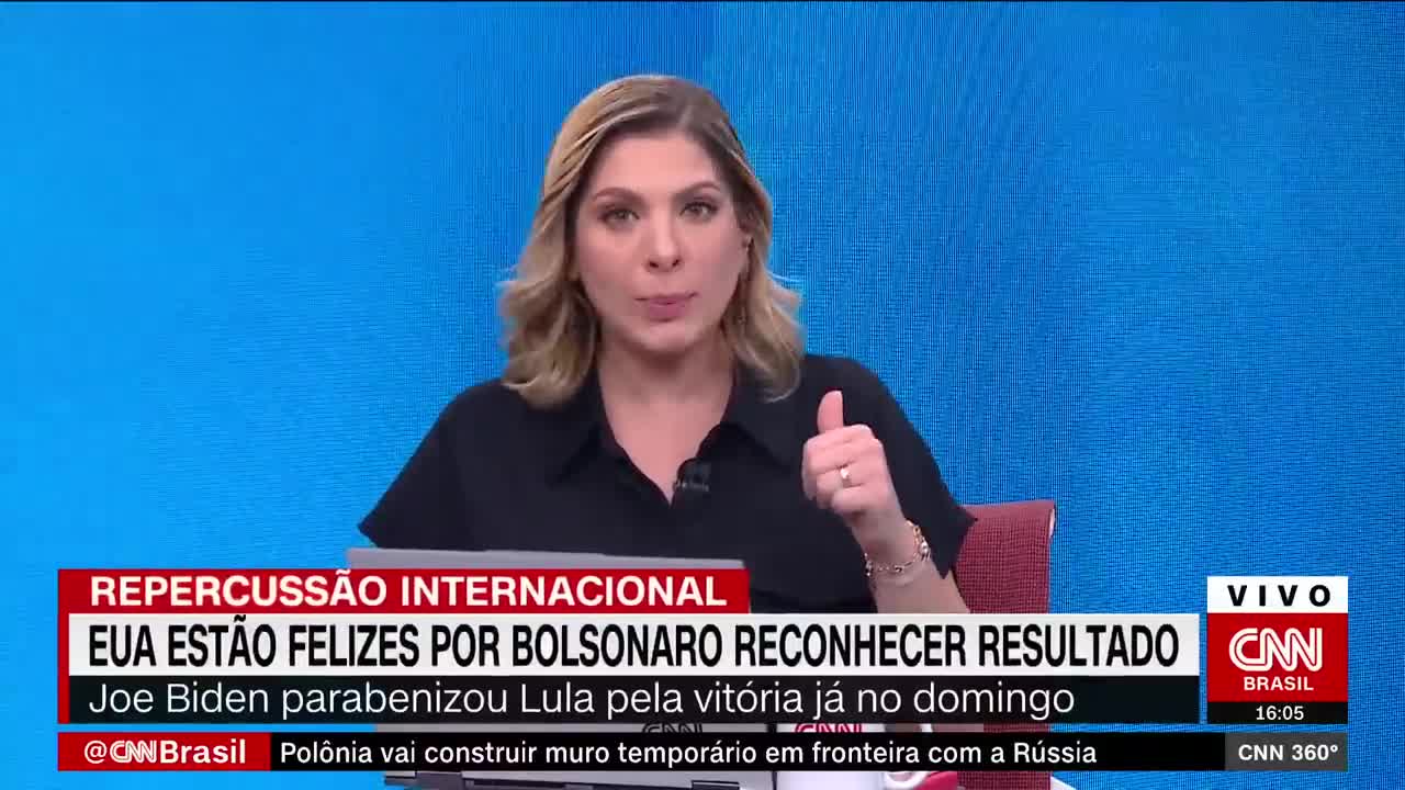 Estados Unidos estão felizes por Bolsonaro reconhecer resultado | CNN 360°