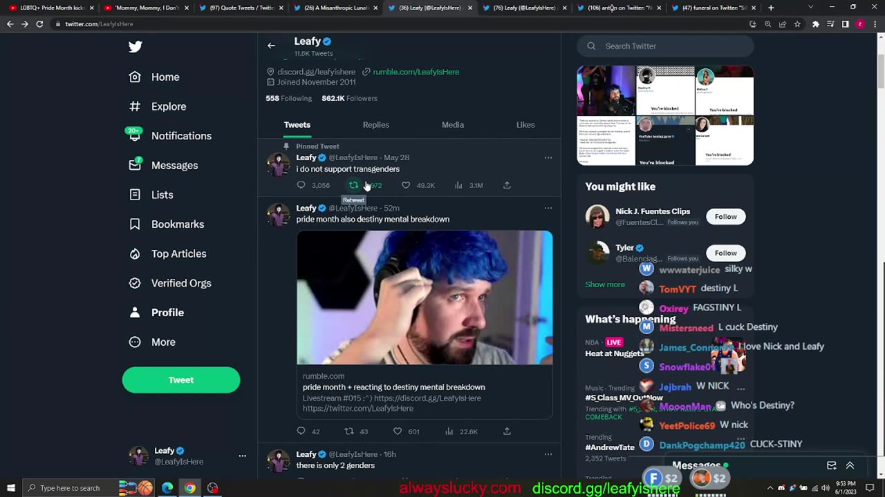Nick and Leafy plot against Destiny