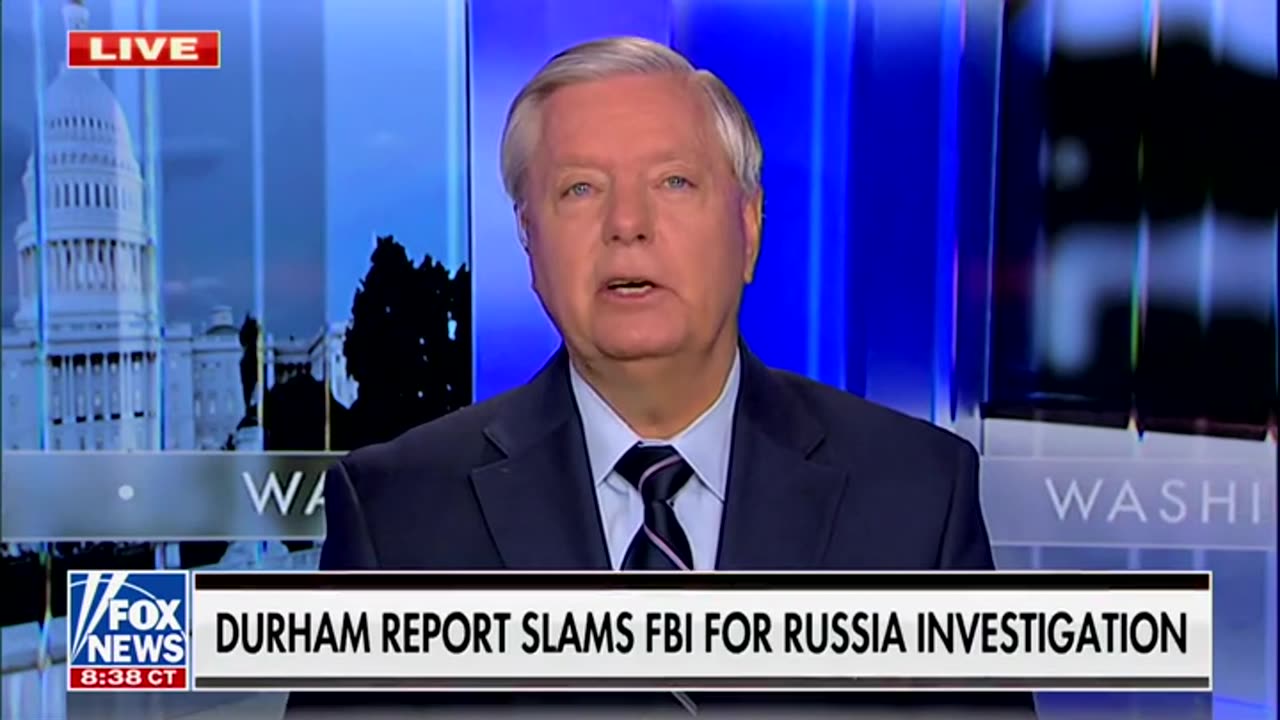 'Hate Trump Too Much': Lindsey Graham Shreds FBI, DOJ Over Durham Report