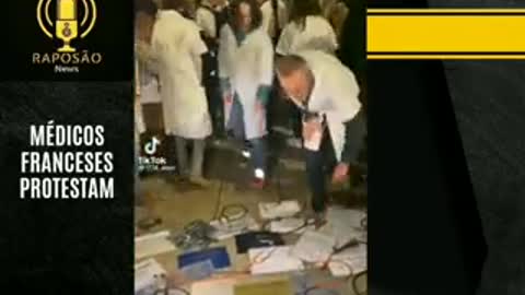 Franca_governo macrom protesto medicos