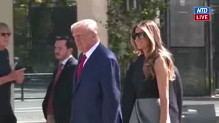 Trump Votes in Palm Beach, Florida