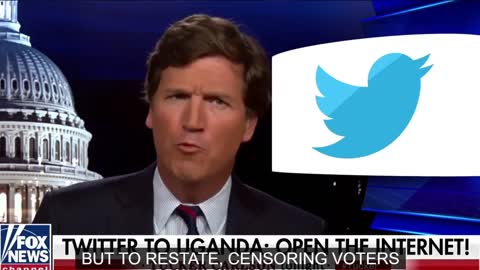 Tucker Carlson Blasts Twitter For Interfering In Uganda Election Almost Too Good!!!