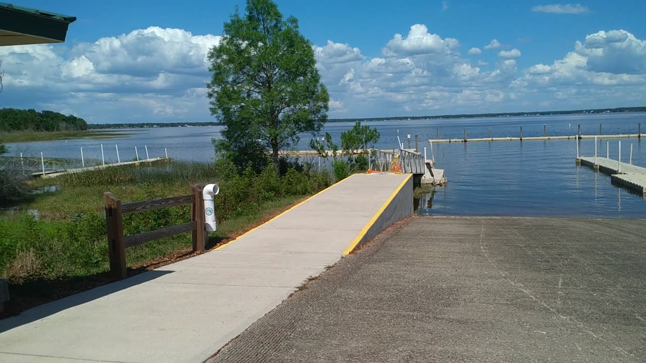 West side boat ramp