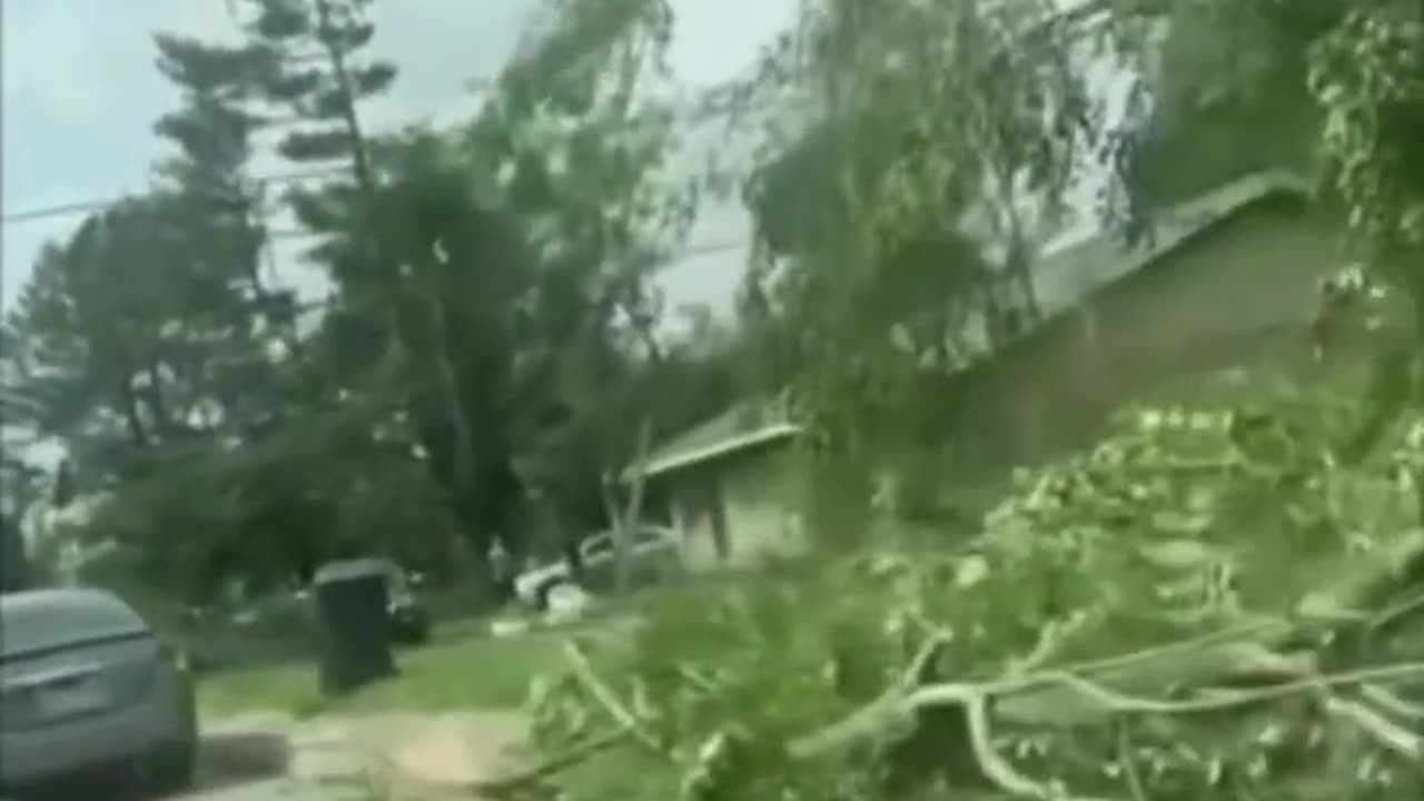 Storm rips out trees, causes damage in Arkansas