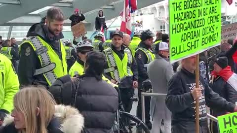 VANCOUVER SUPER PROTEST. BILL GATES IS NOT WELCOME IN CANADA