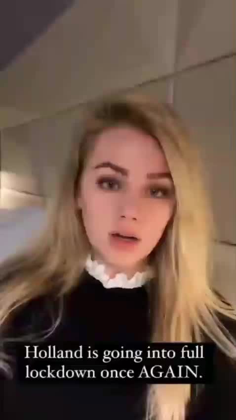 Holland again locked down the country