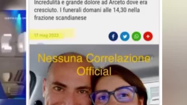 Malori, malori, malori improvvisi i… ovviamente …. non c'è correlazione.