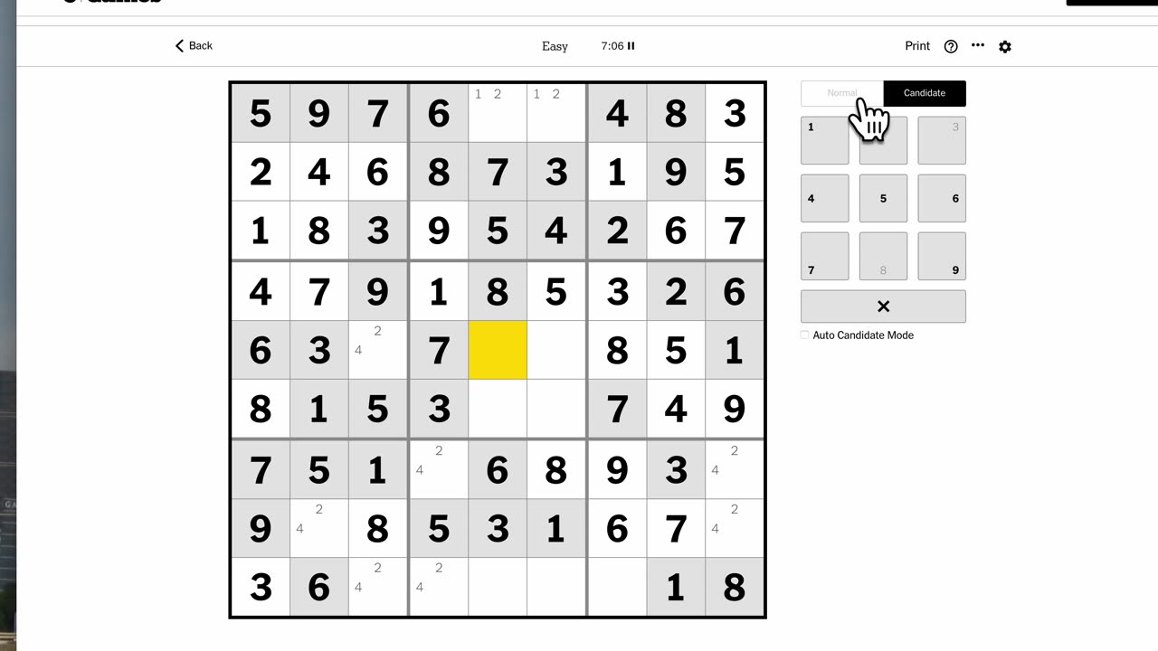 Sudoku 2023-05-19 easy
