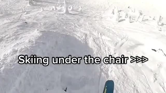 Skiing in winter