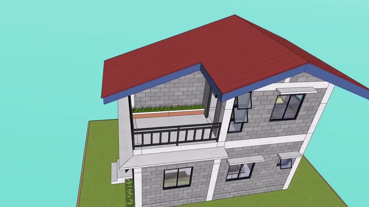 Simple House Design _ 2 Storey