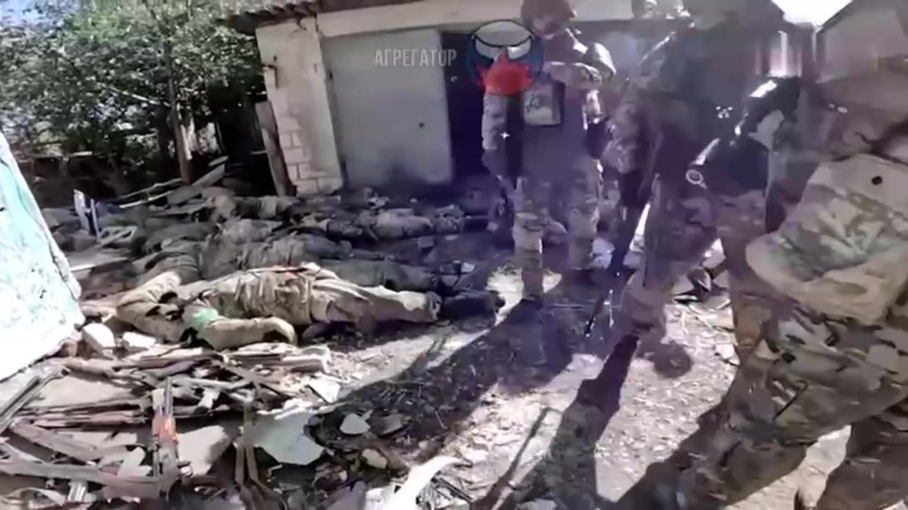 Ukrainian soldiers allegedly killed in the Klishchiivka area.
