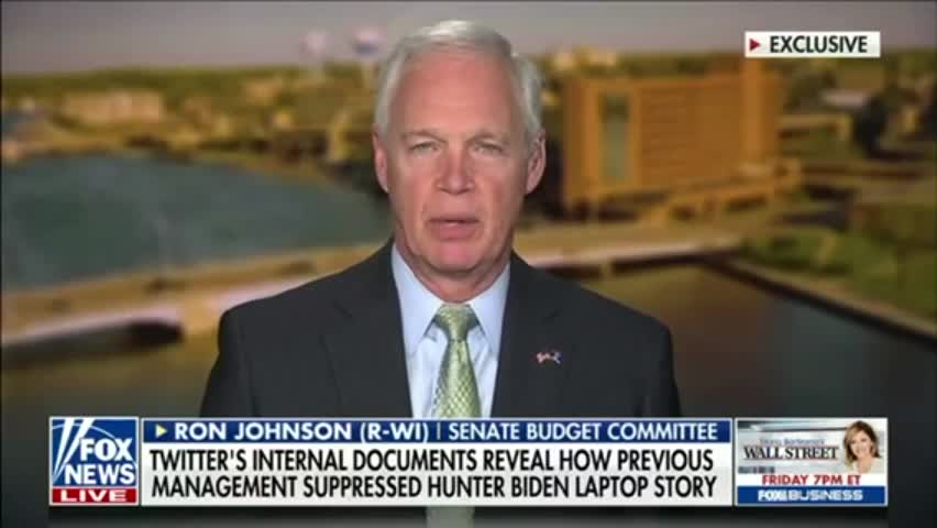 Much Larger Stories Behind Elon Musks's Release Of The Twitter Files - Sen. Ron Johnson
