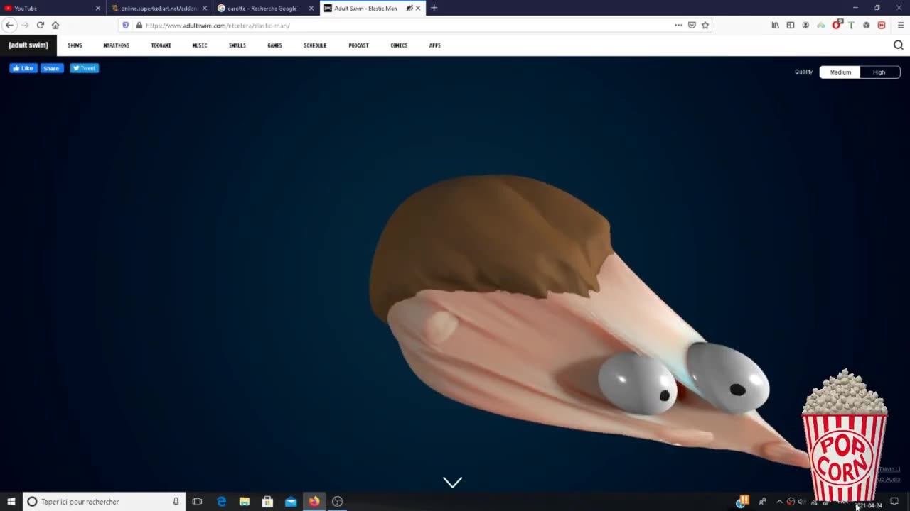 Cobaye Morty Smells Popcorn (Off Series Meme Video)