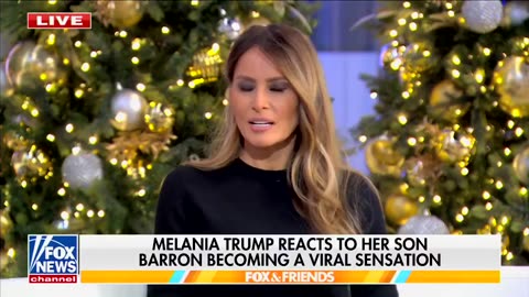 'I'm Very Proud': Melania Opens Up On 'Evolution' Of Barron Trump