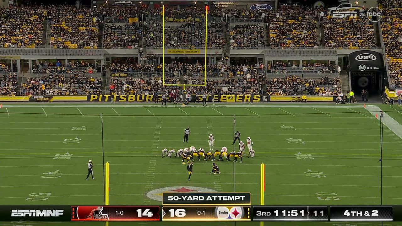 Cleveland Browns vs Pittsburg Steelers 2023 Week 2